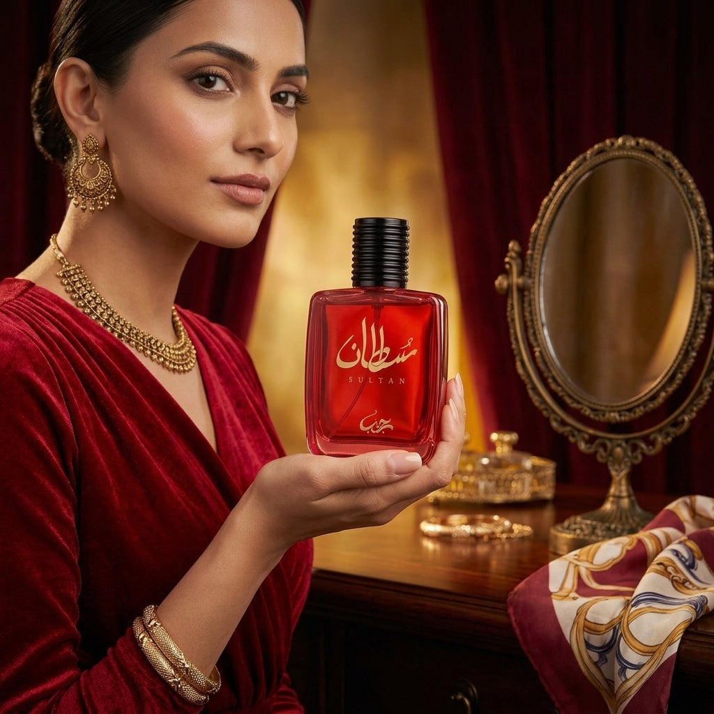 Sultan Ruby Eau De Parfum for Women – 50ml Long Lasting Floral Fragrance